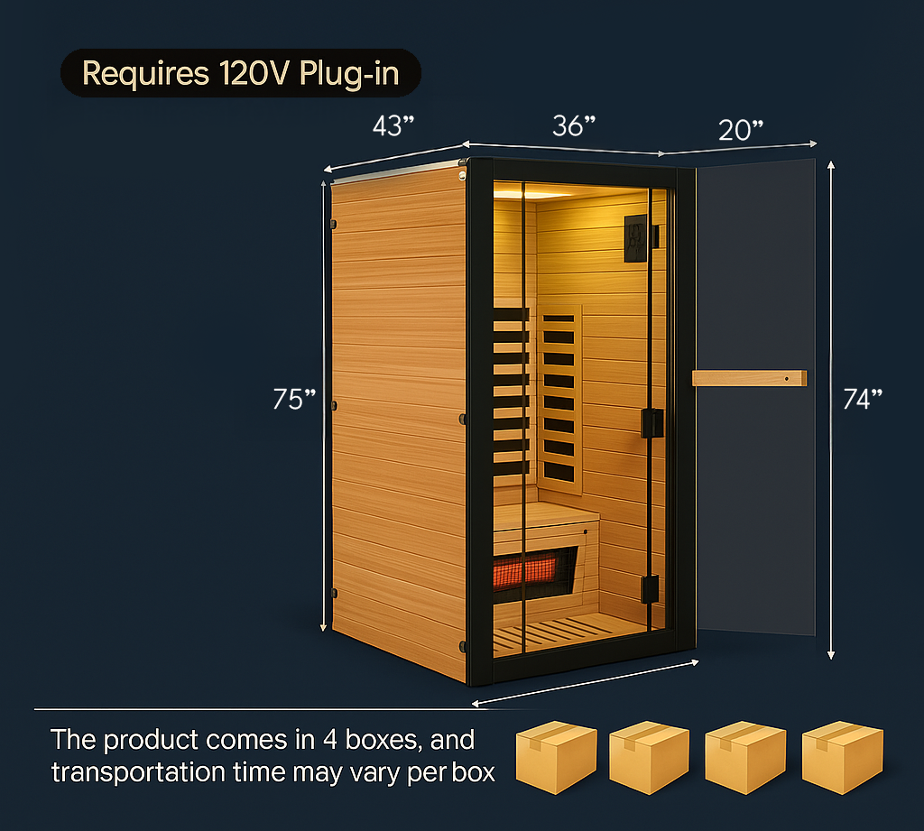 Relaxe Full Spectrum Infrared Sauna